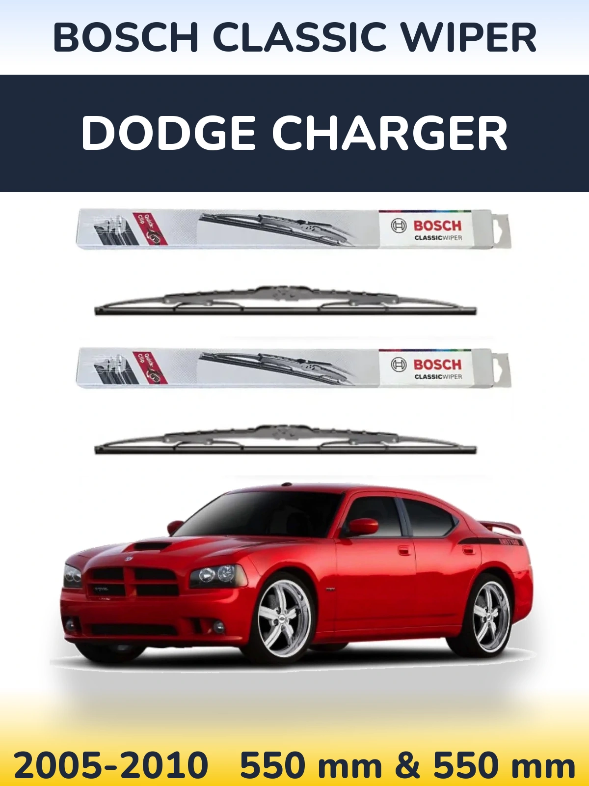 Ștergătoare BOSCH Classic Wiper pentru Dodge Charger