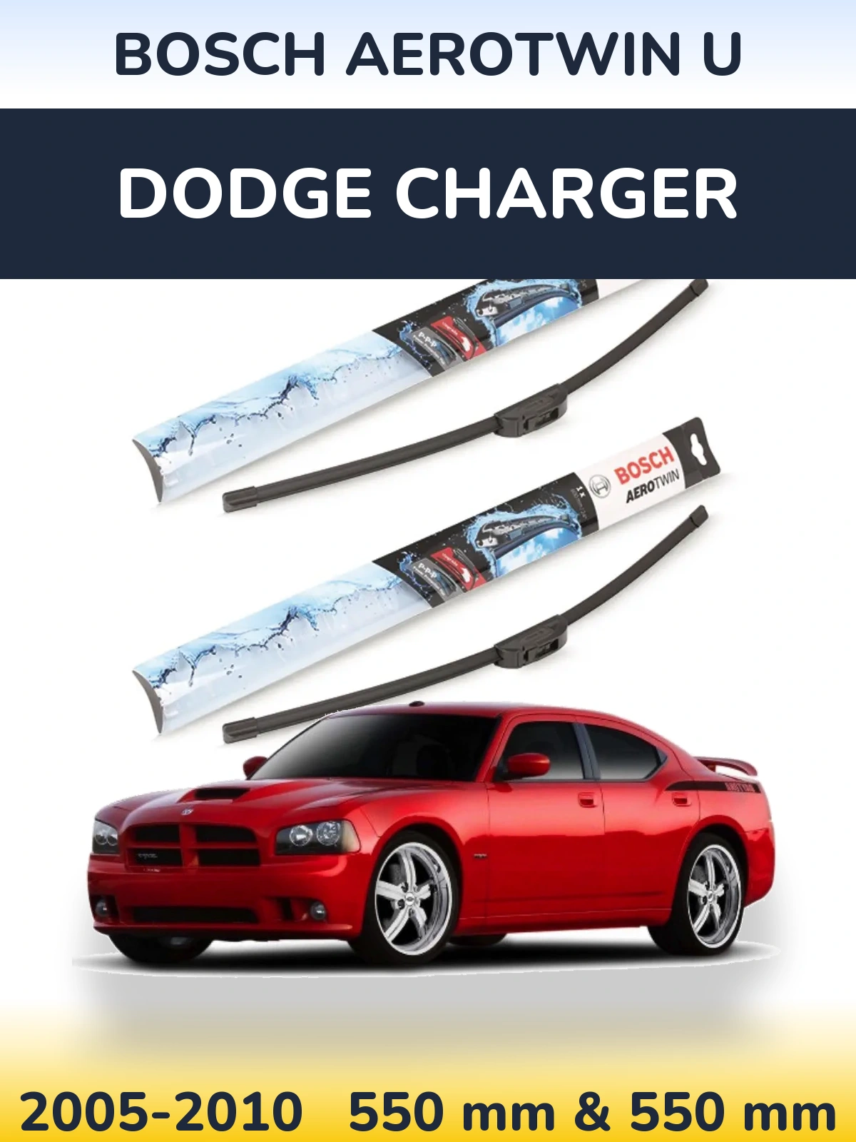Ștergătoare BOSCH AeroTwin U pentru Dodge Charger