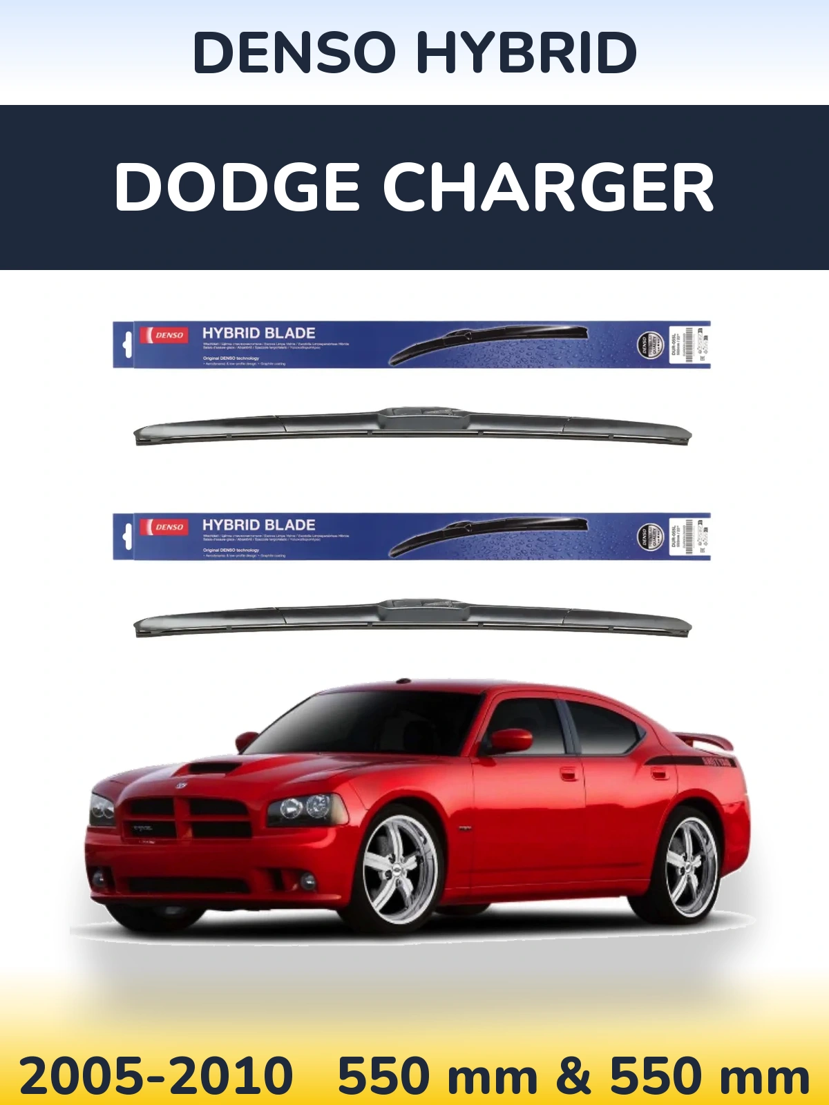 Ștergătoare Denso Hybrid pentru Dodge Charger