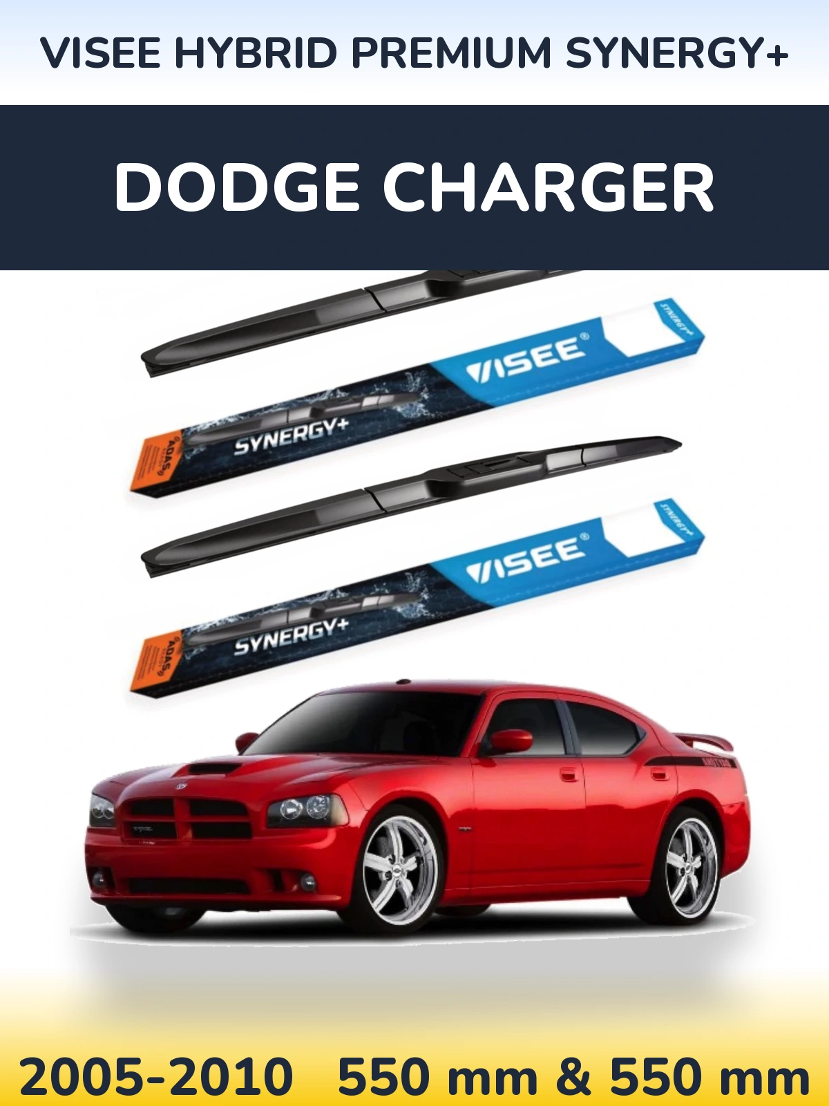 Ștergătoare VISEE HYBRID PREMIUM SYNERGY+ pentru Dodge Charger