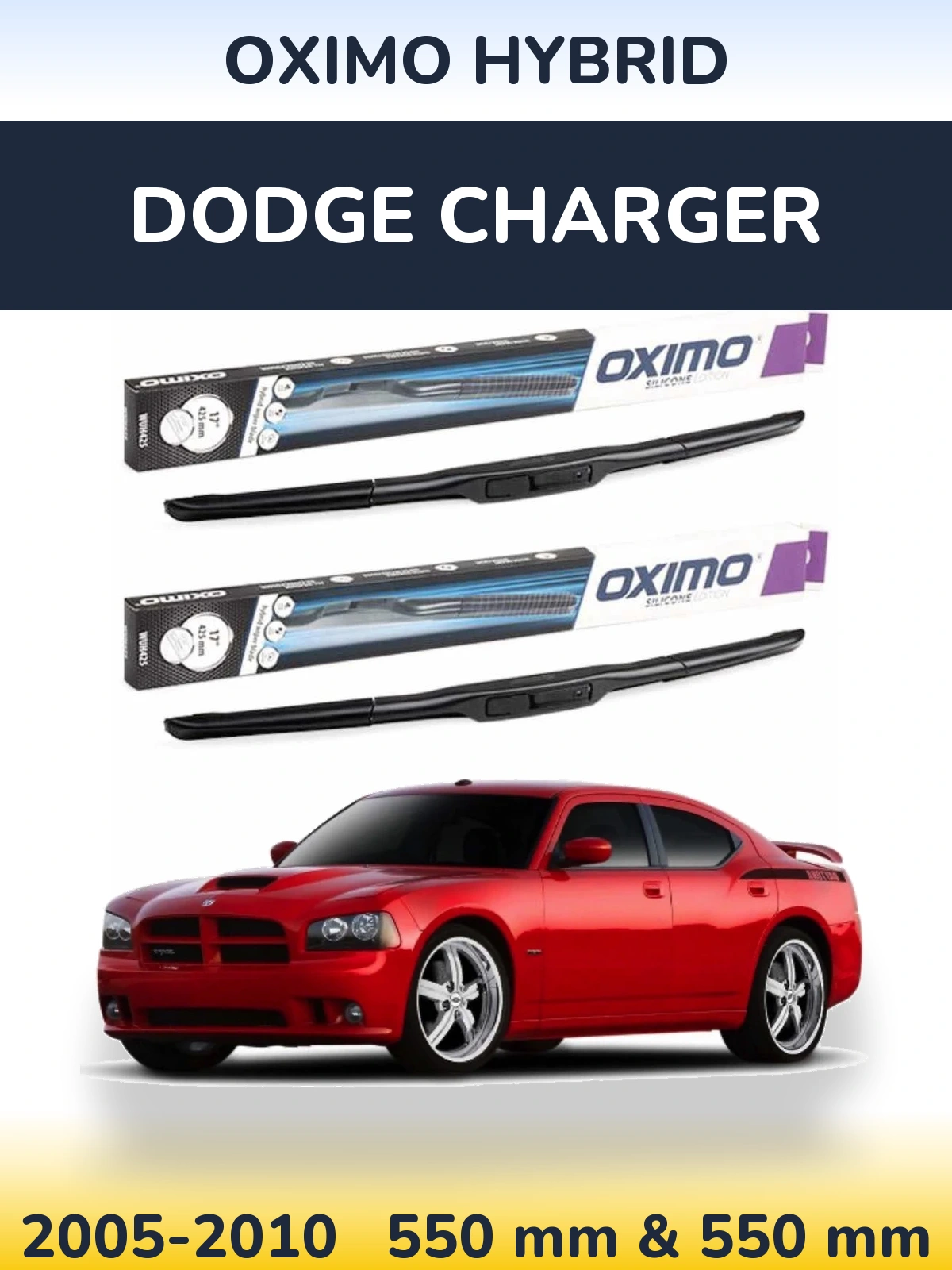 Ștergătoare Oximo Hybrid pentru Dodge Charger