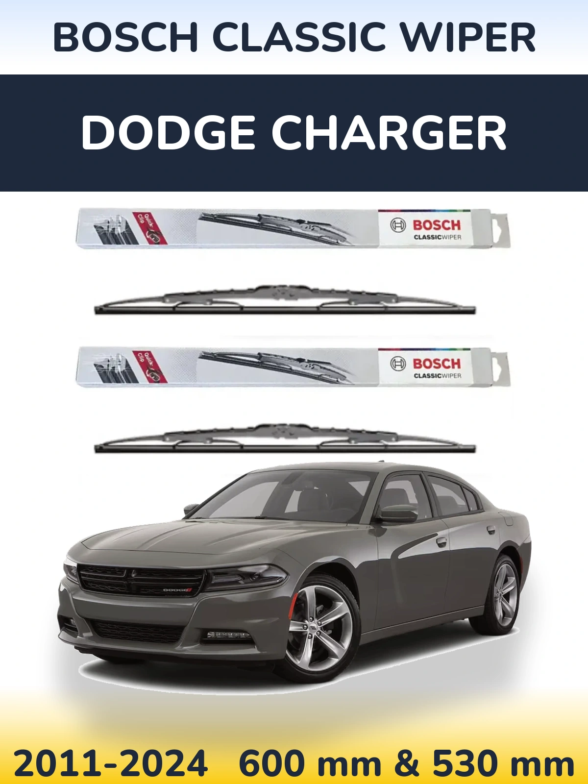 Ștergătoare BOSCH Classic Wiper pentru Dodge Charger