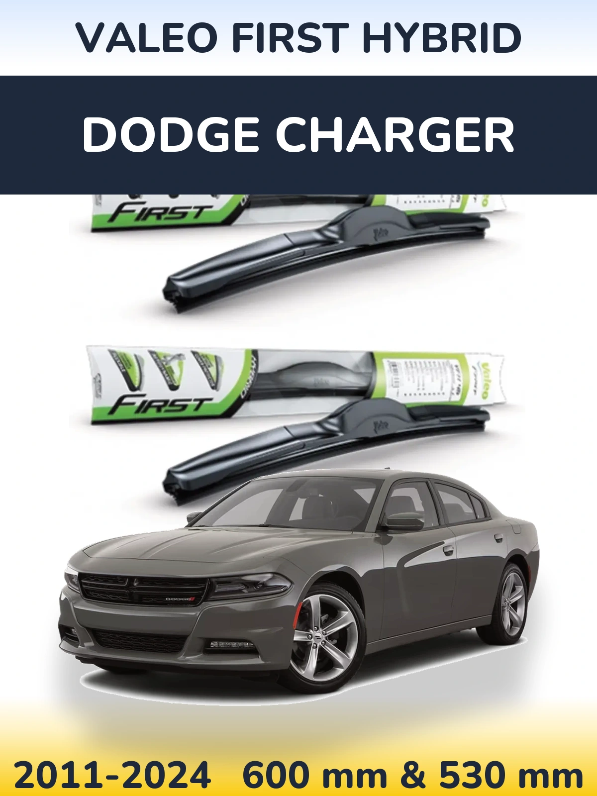 Ștergătoare Valeo First Hybrid pentru Dodge Charger
