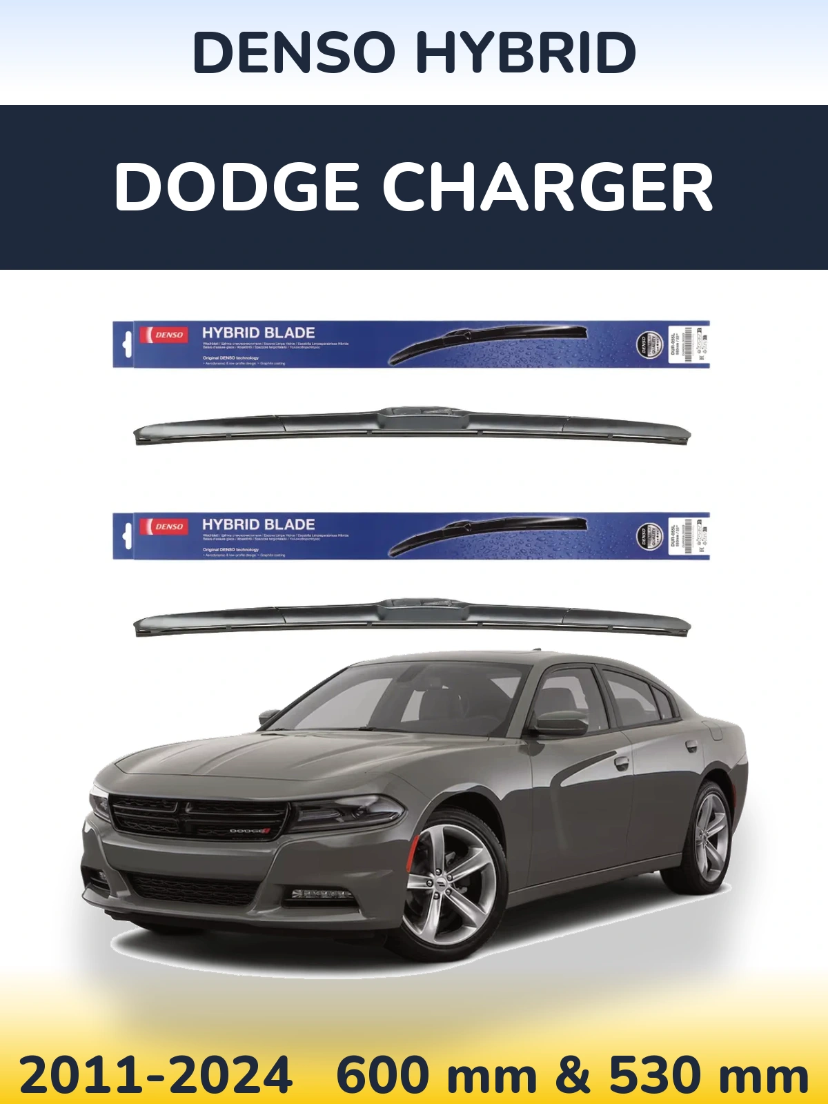 Ștergătoare Denso Hybrid pentru Dodge Charger