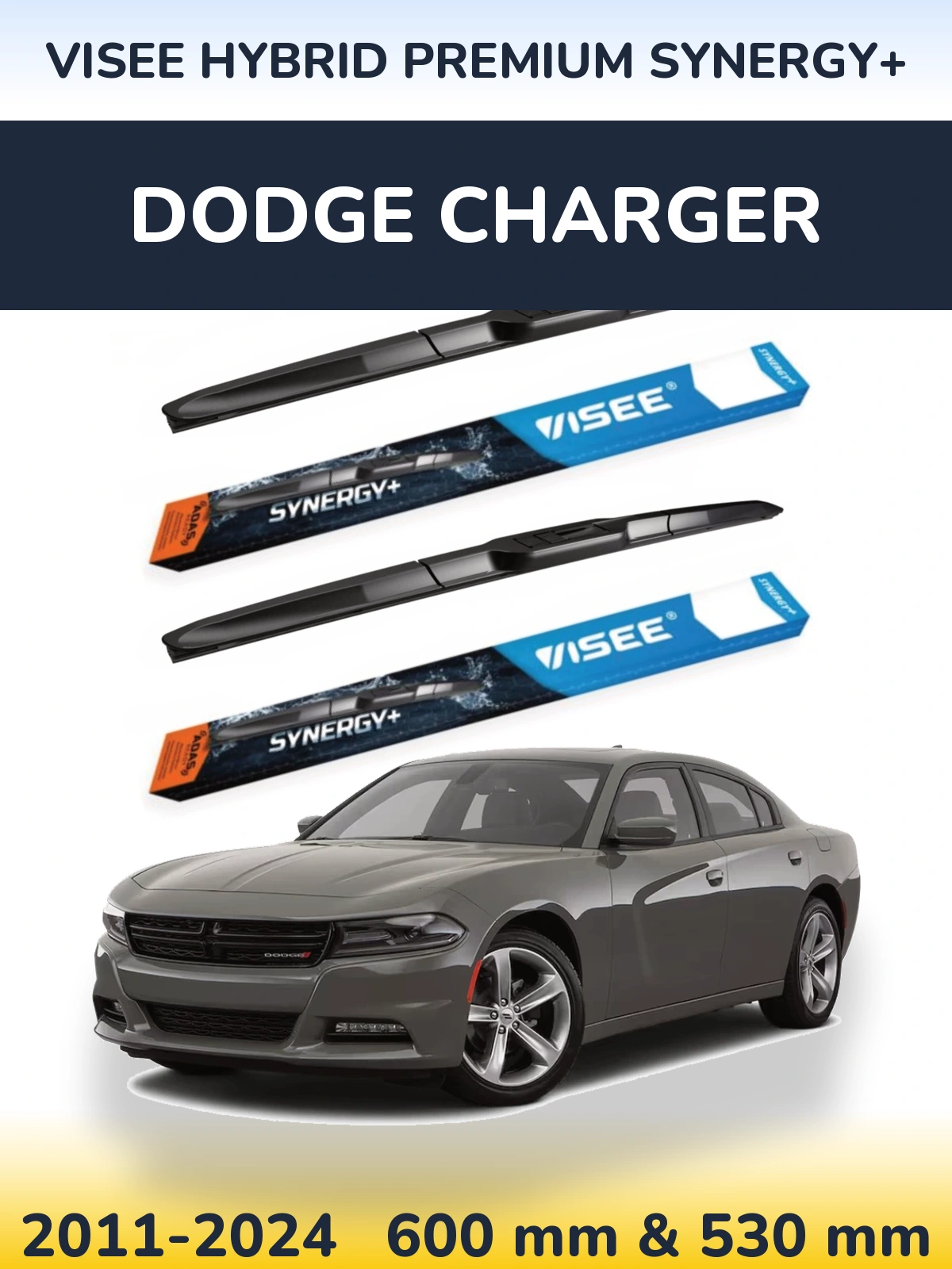 Ștergătoare VISEE HYBRID PREMIUM SYNERGY+ pentru Dodge Charger