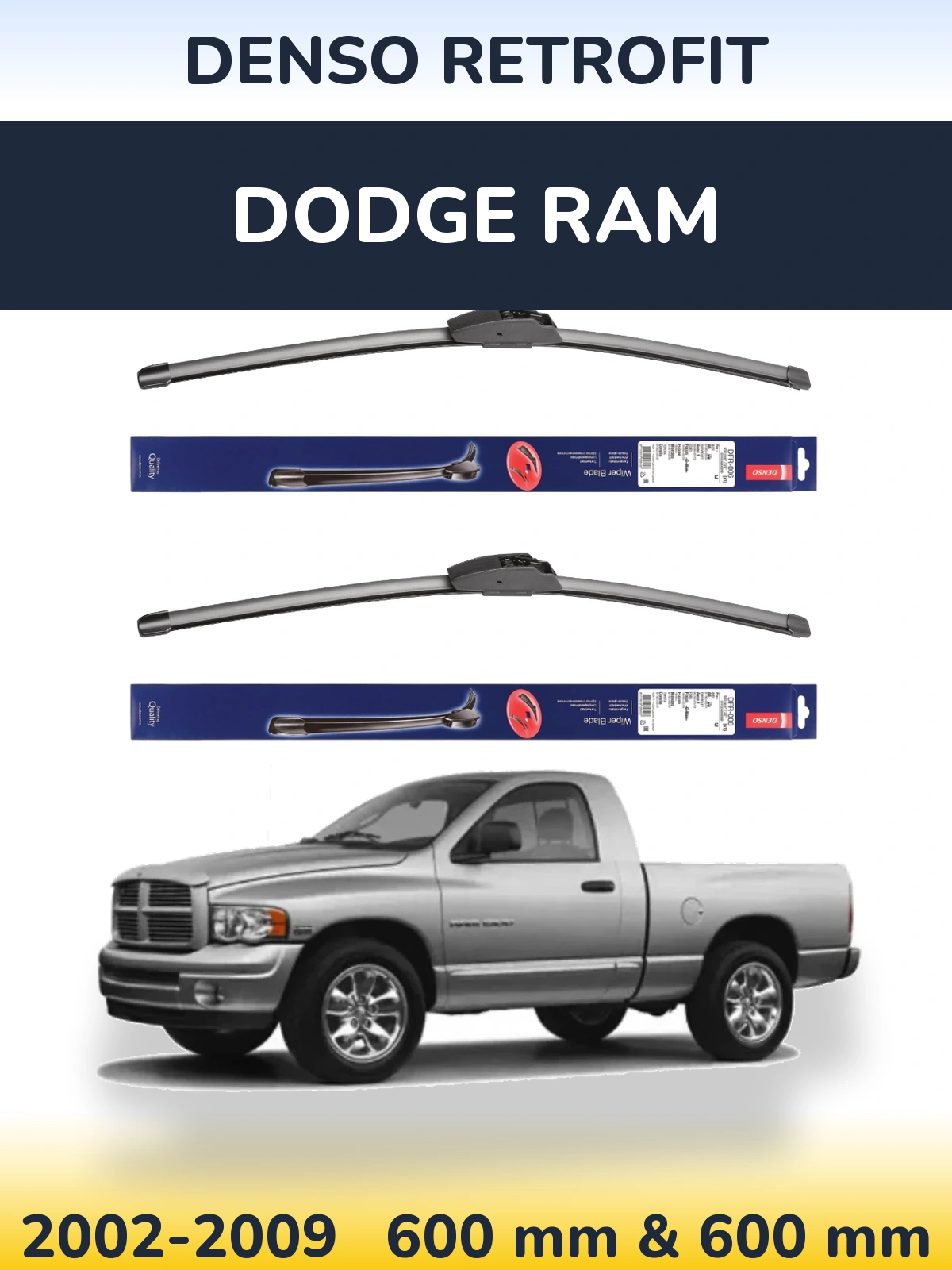 Ștergătoare Denso Retrofit pentru Dodge RAM