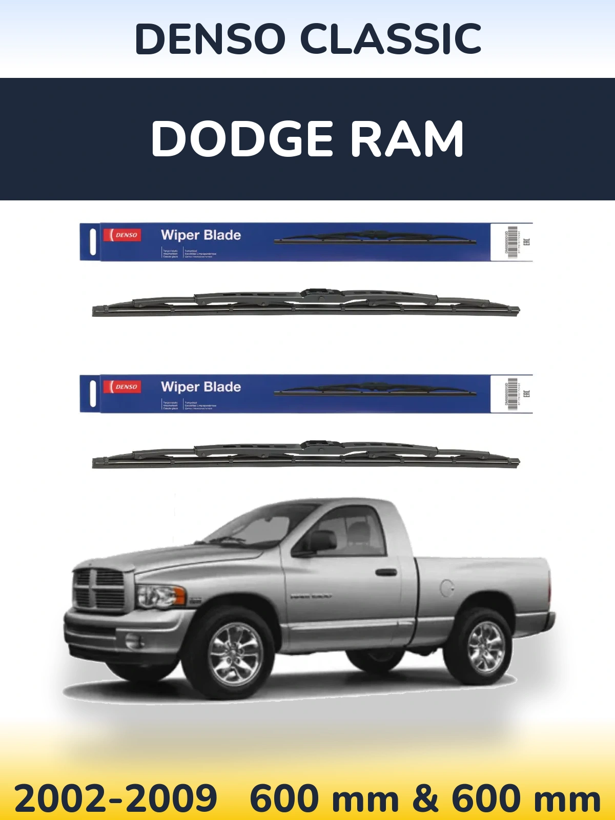 Ștergătoare Denso Classic pentru Dodge RAM