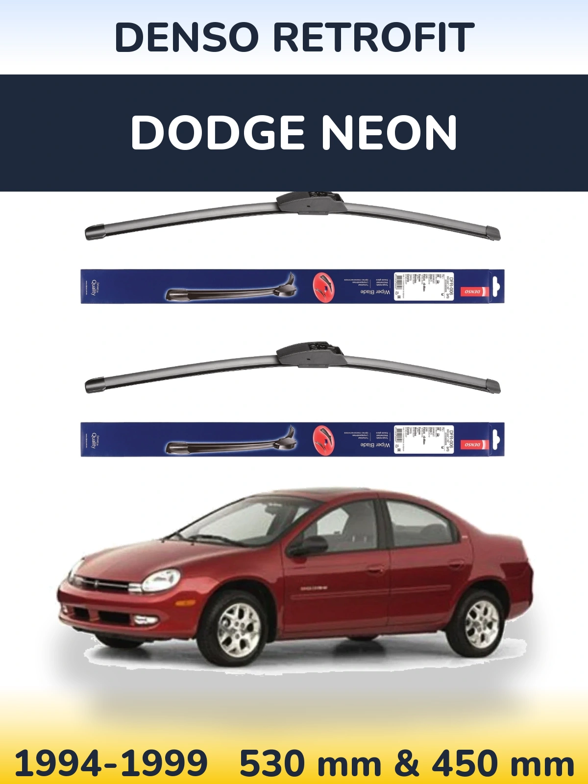Ștergătoare Denso Retrofit pentru Dodge Neon
