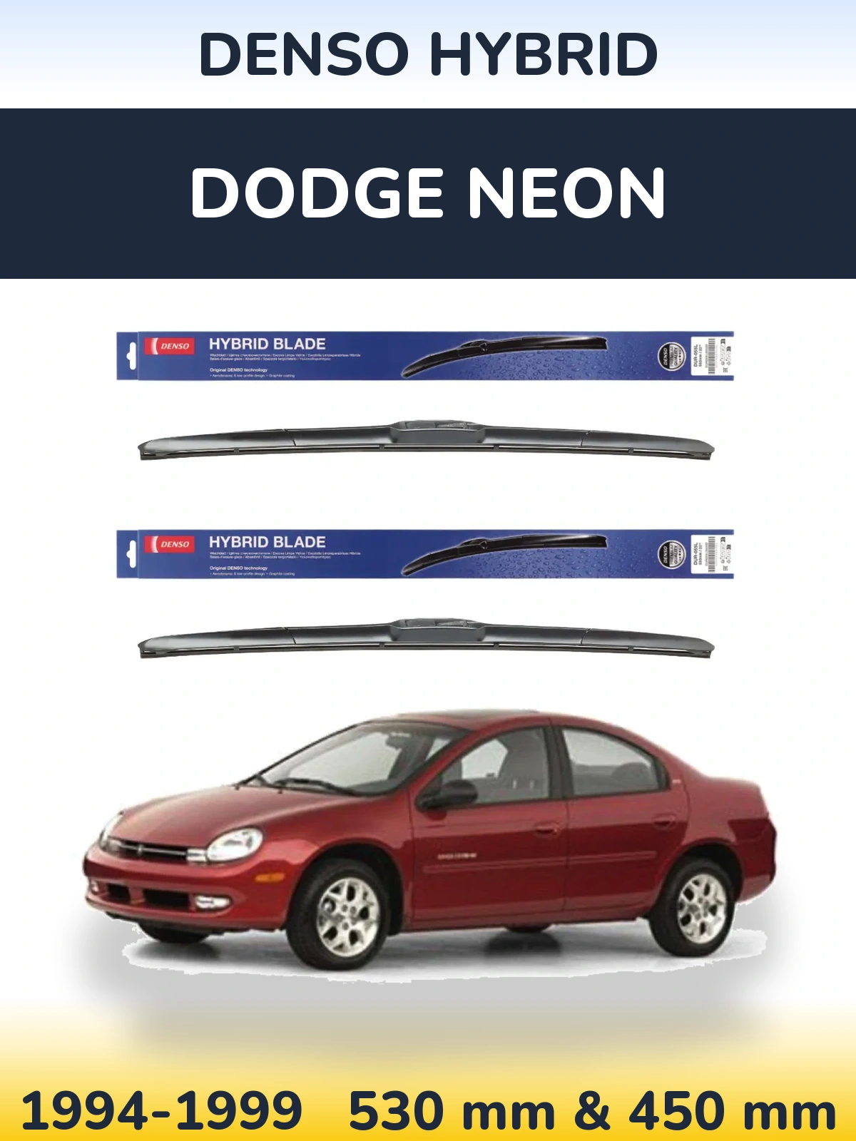 Ștergătoare Denso Hybrid pentru Dodge Neon