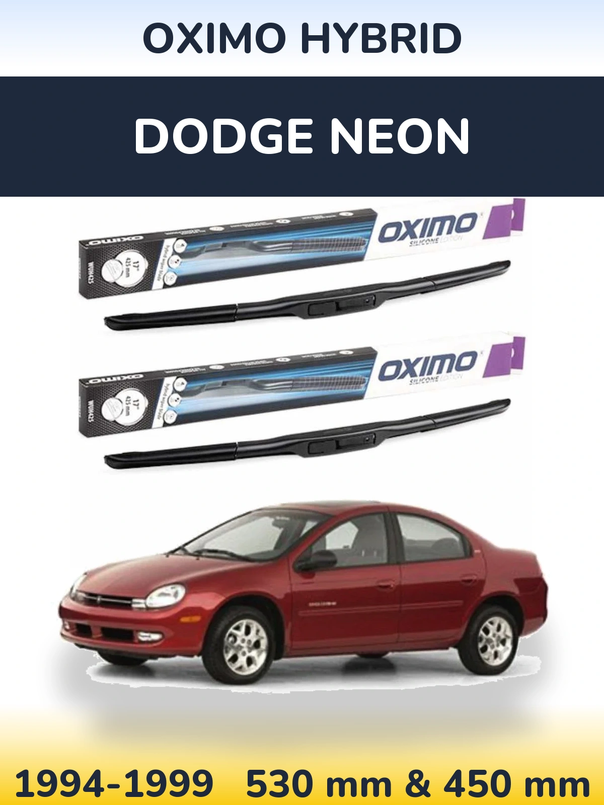 Ștergătoare Oximo Hybrid pentru Dodge Neon