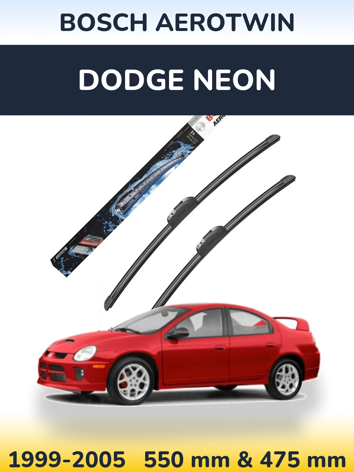 Ștergătoare BOSCH AeroTwin pentru Dodge Neon