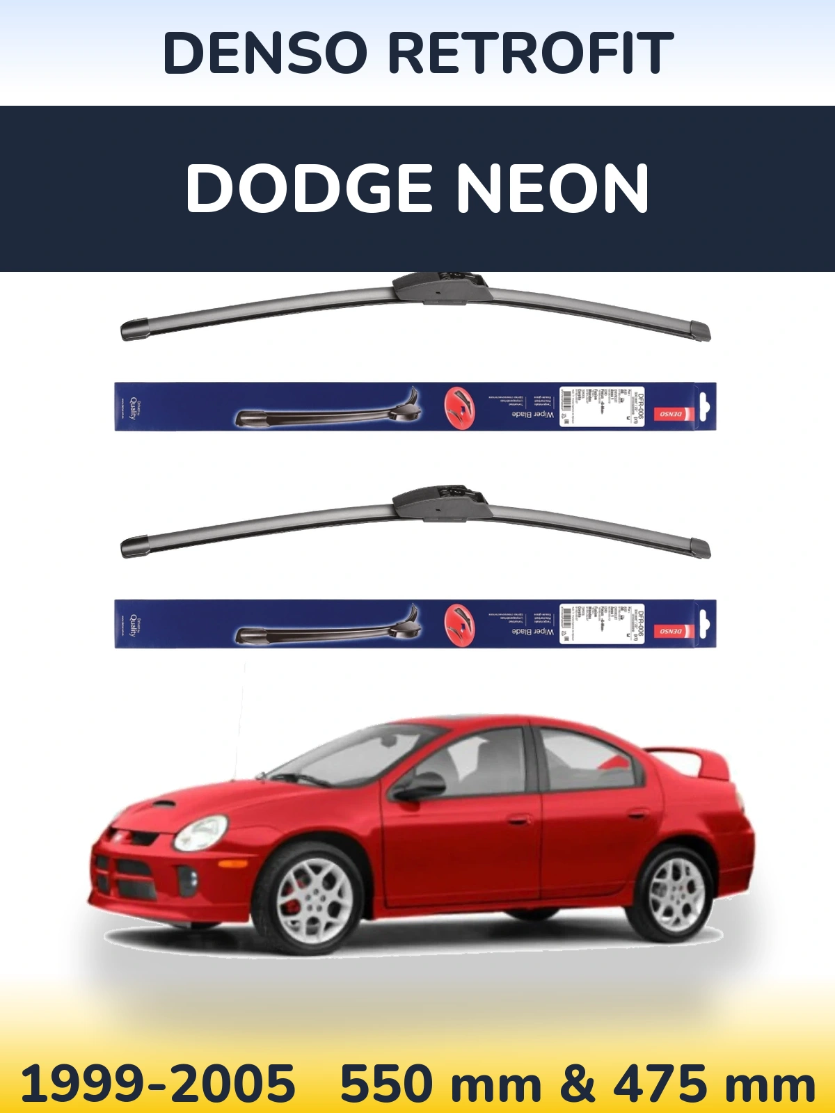 Ștergătoare Denso Retrofit pentru Dodge Neon