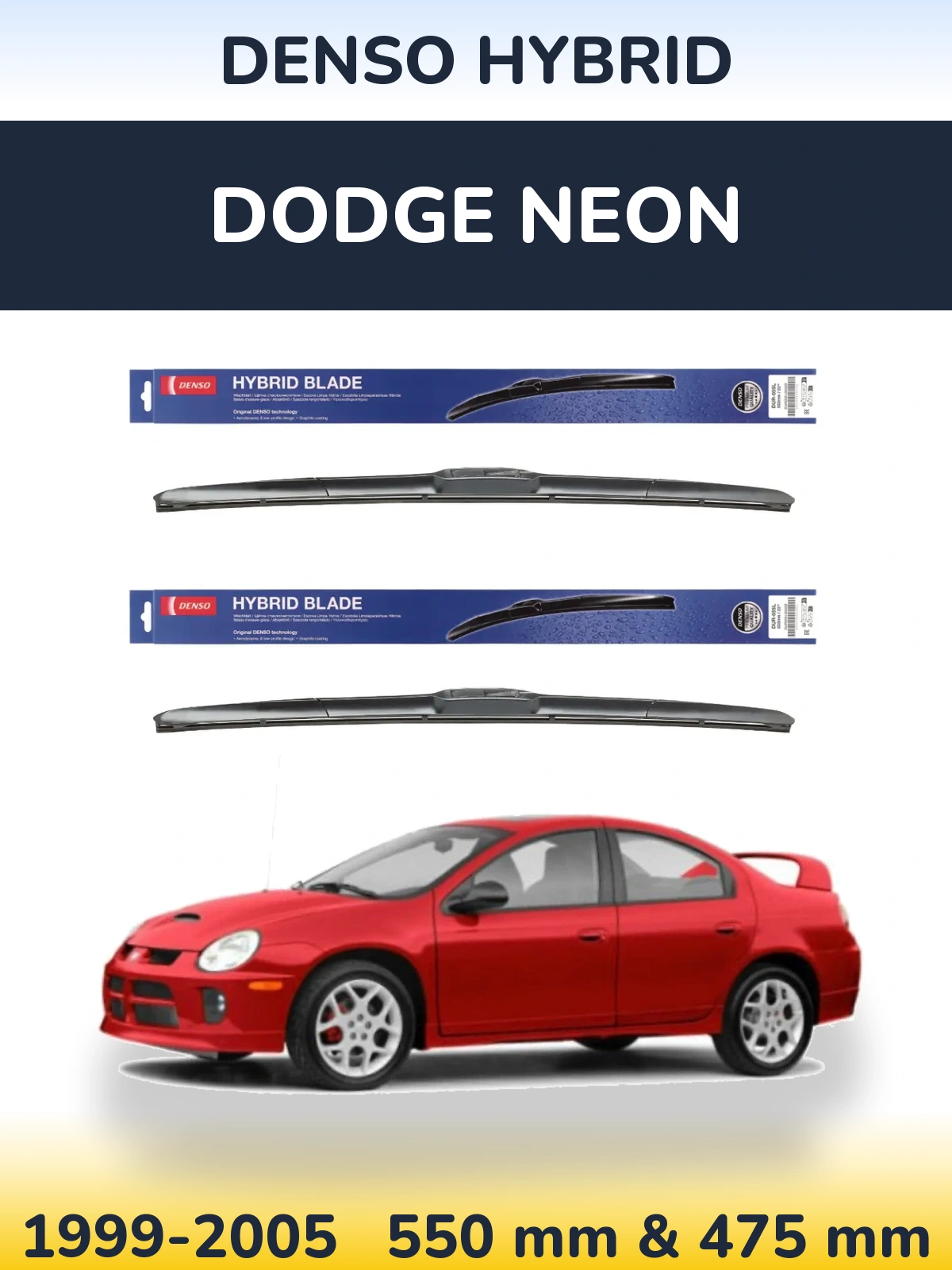 Ștergătoare Denso Hybrid pentru Dodge Neon
