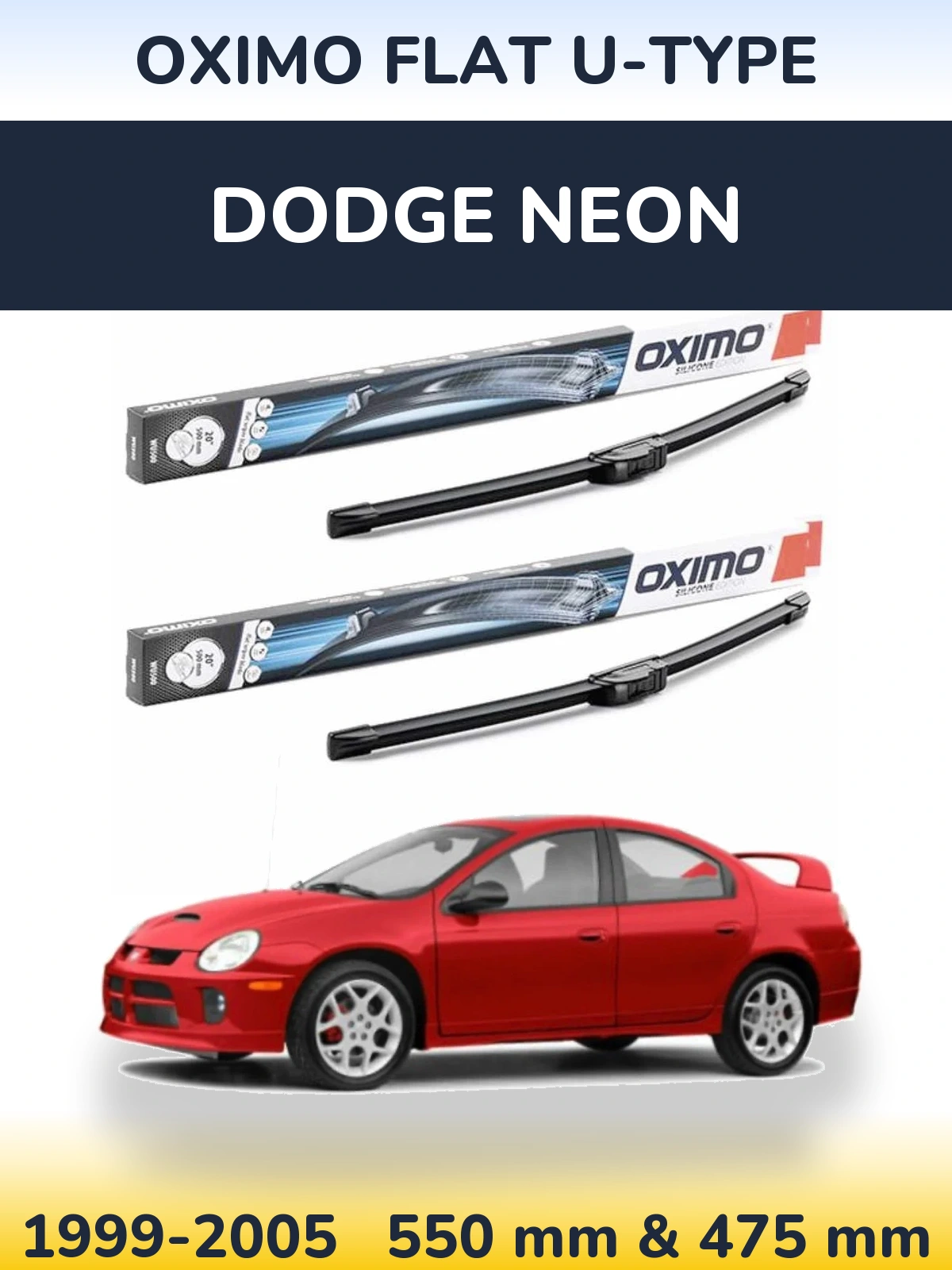 Ștergătoare Oximo Flat U-type pentru Dodge Neon