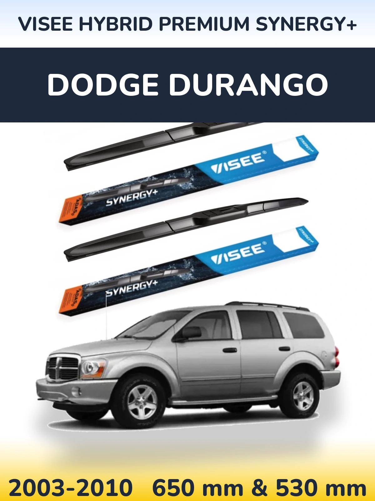 Ștergătoare VISEE HYBRID PREMIUM SYNERGY+ pentru Dodge Durango