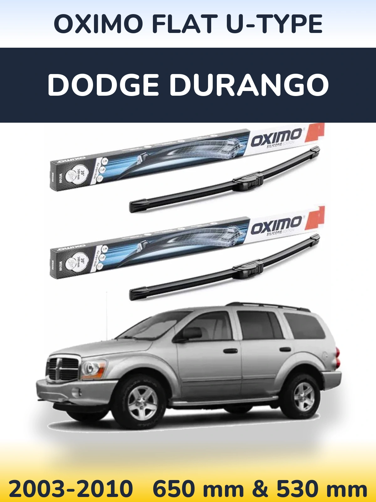 Ștergătoare Oximo Flat U-type pentru Dodge Durango