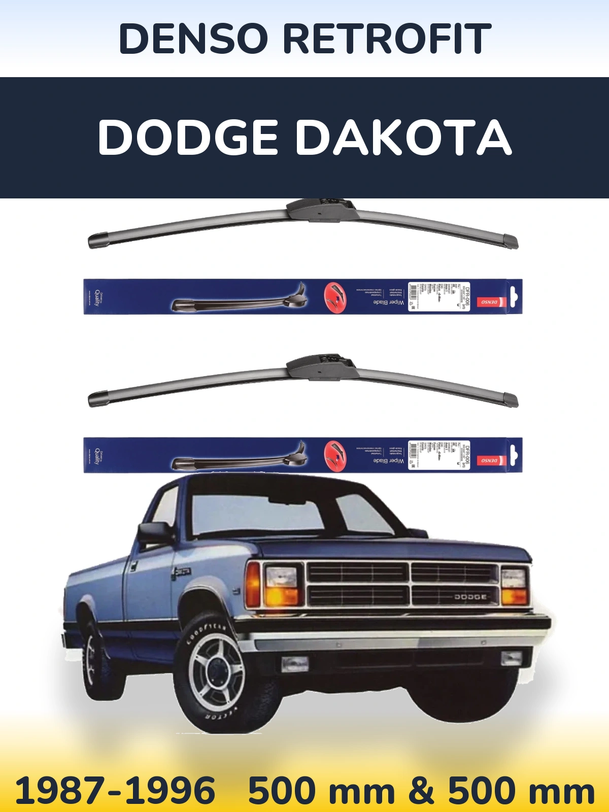 Ștergătoare Denso Retrofit pentru Dodge Dakota