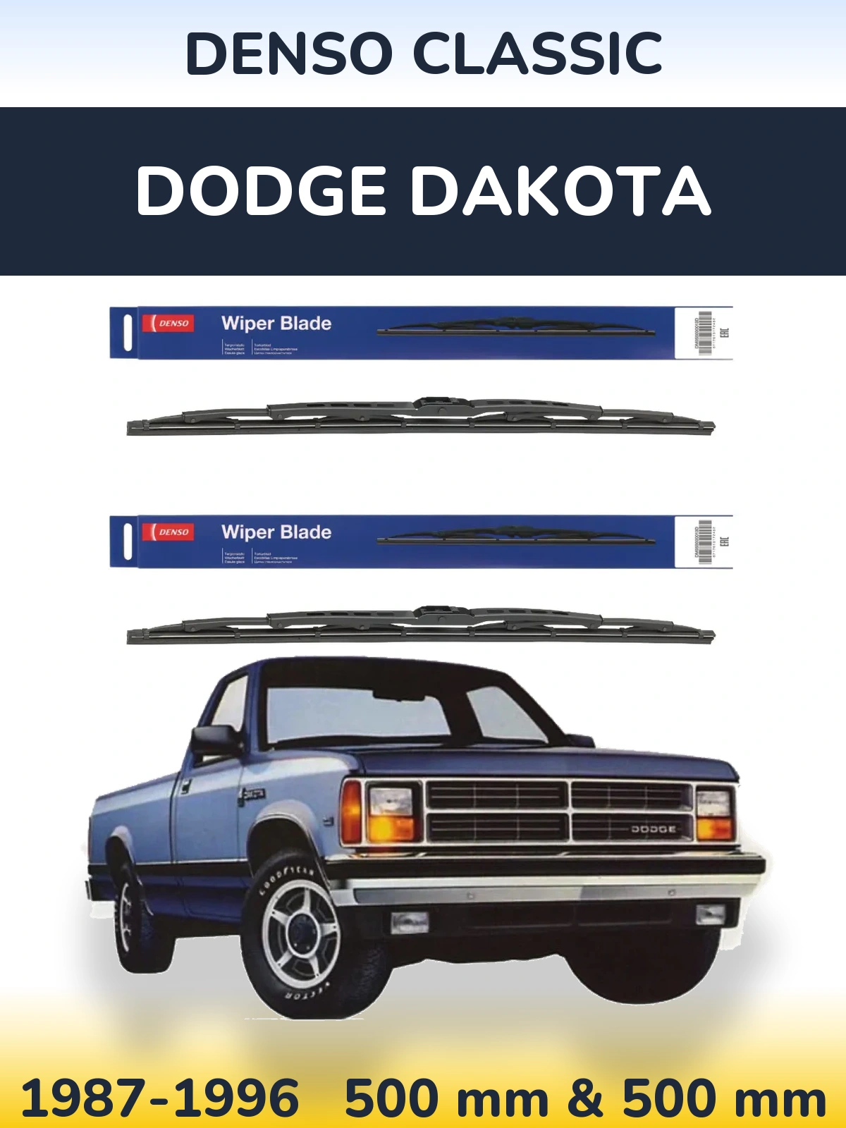 Ștergătoare Denso Classic pentru Dodge Dakota