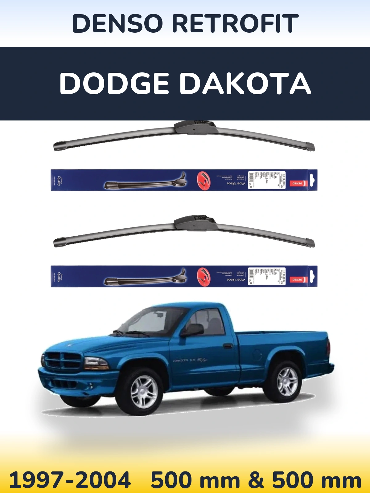 Ștergătoare Denso Retrofit pentru Dodge Dakota