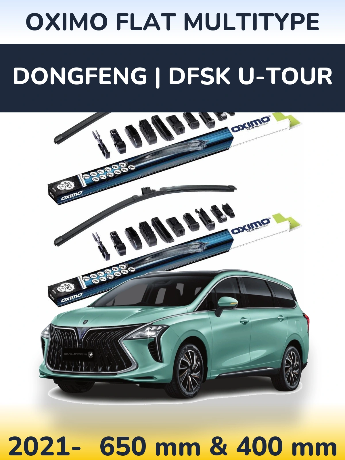 Ștergătoare Oximo Flat MultiTipe pentru DongFeng | DFSK U-Tour