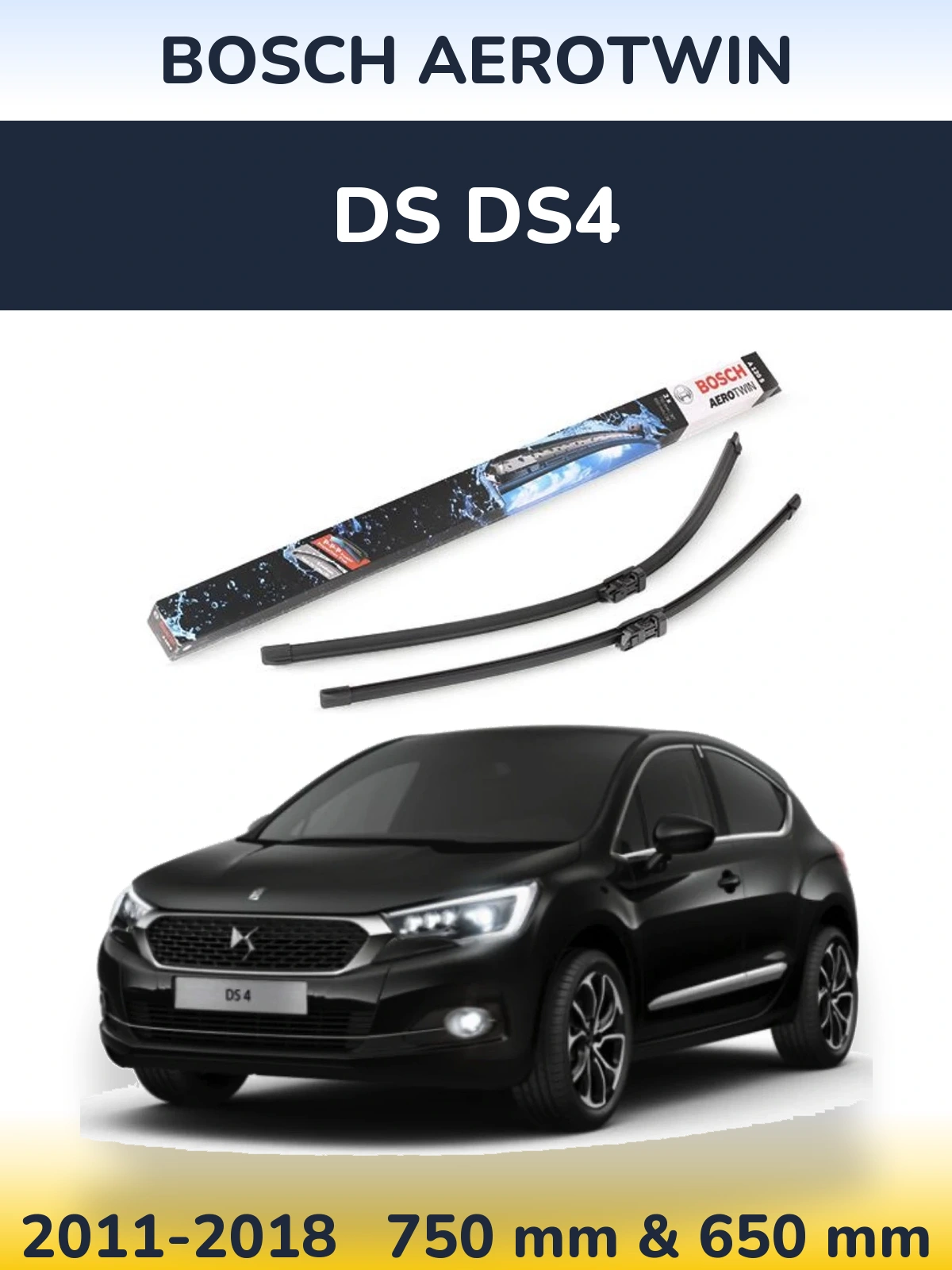 Ștergătoare BOSCH AeroTwin pentru DS DS4