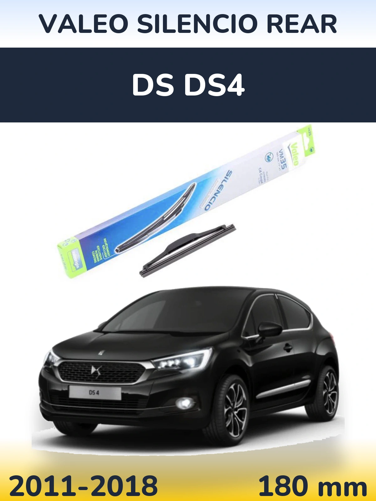 Ștergătoare Valeo Silencio Rear pentru DS DS4