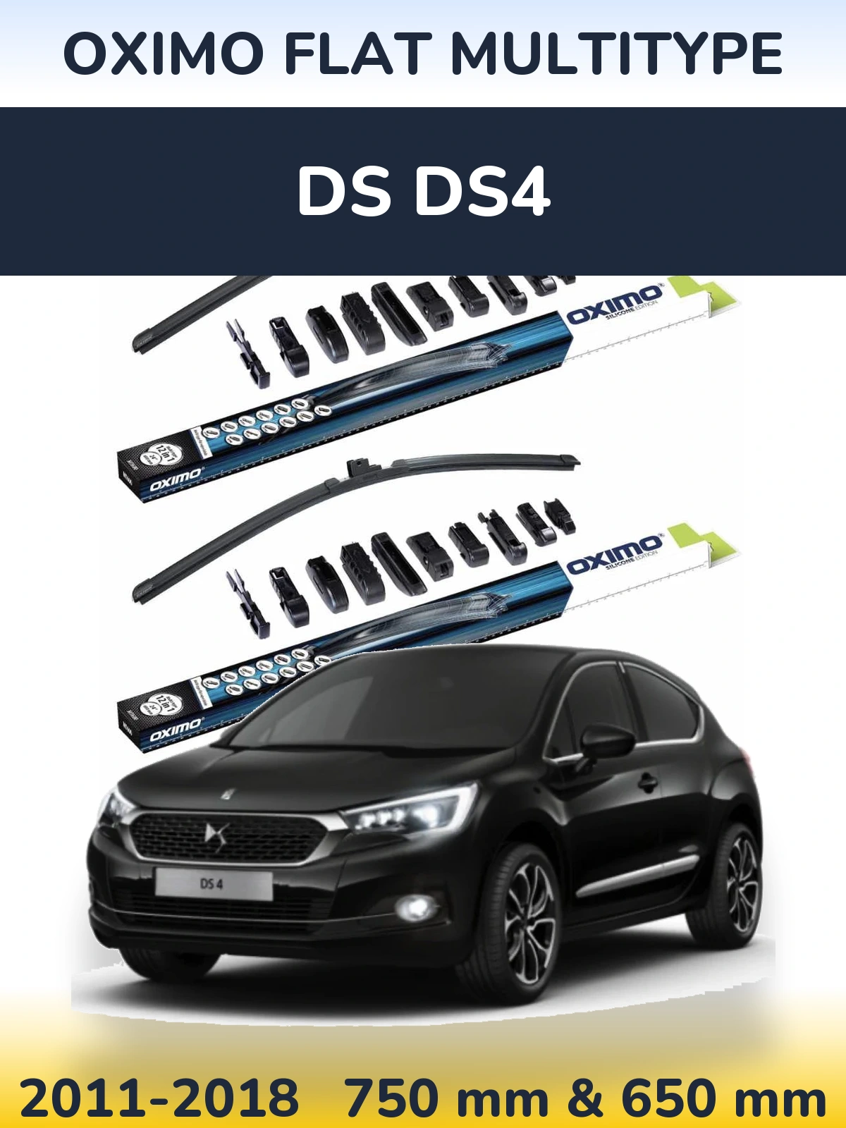 Ștergătoare Oximo Flat MultiTipe pentru DS DS4