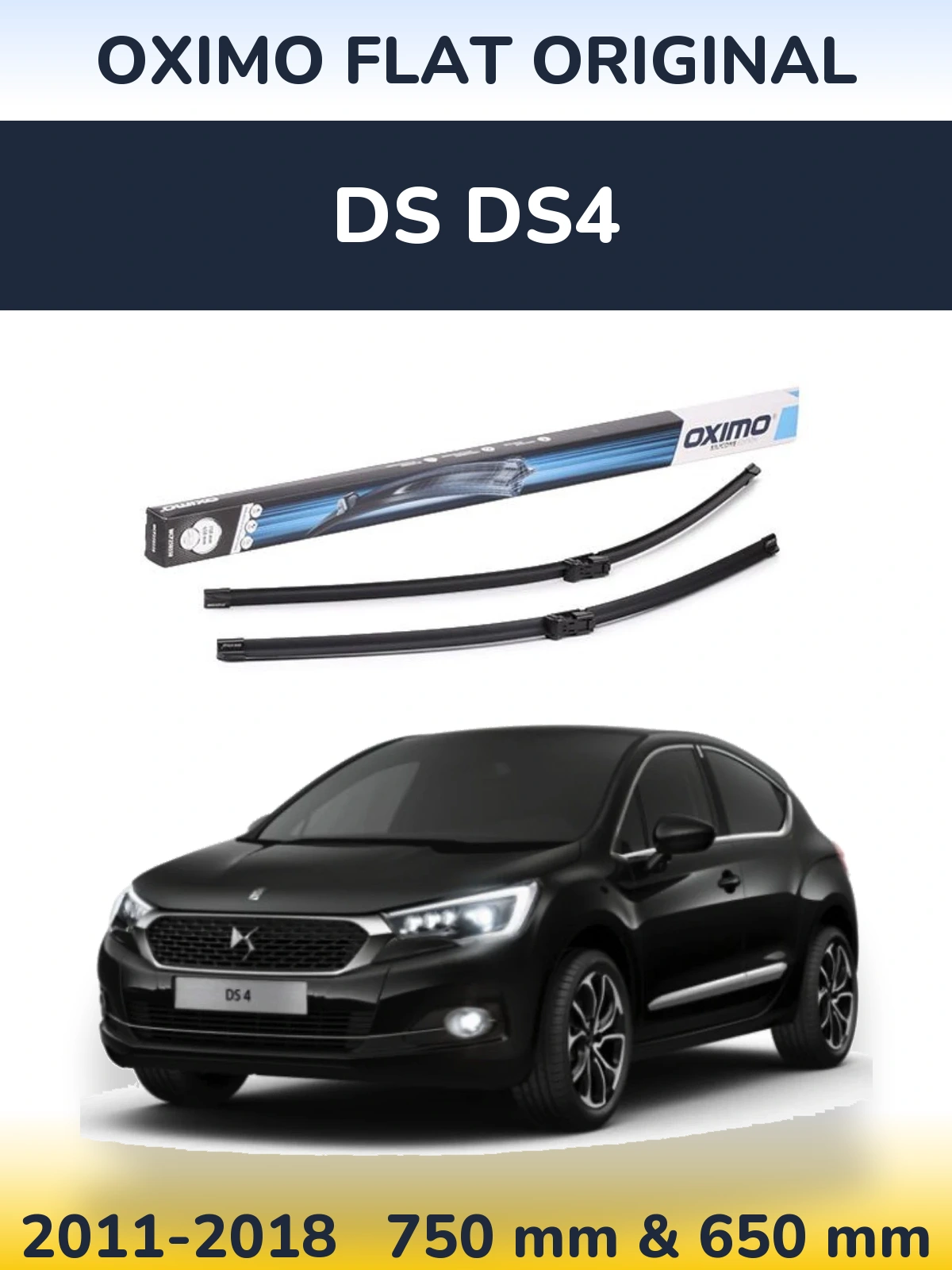 Ștergătoare Oximo Flat Original pentru DS DS4
