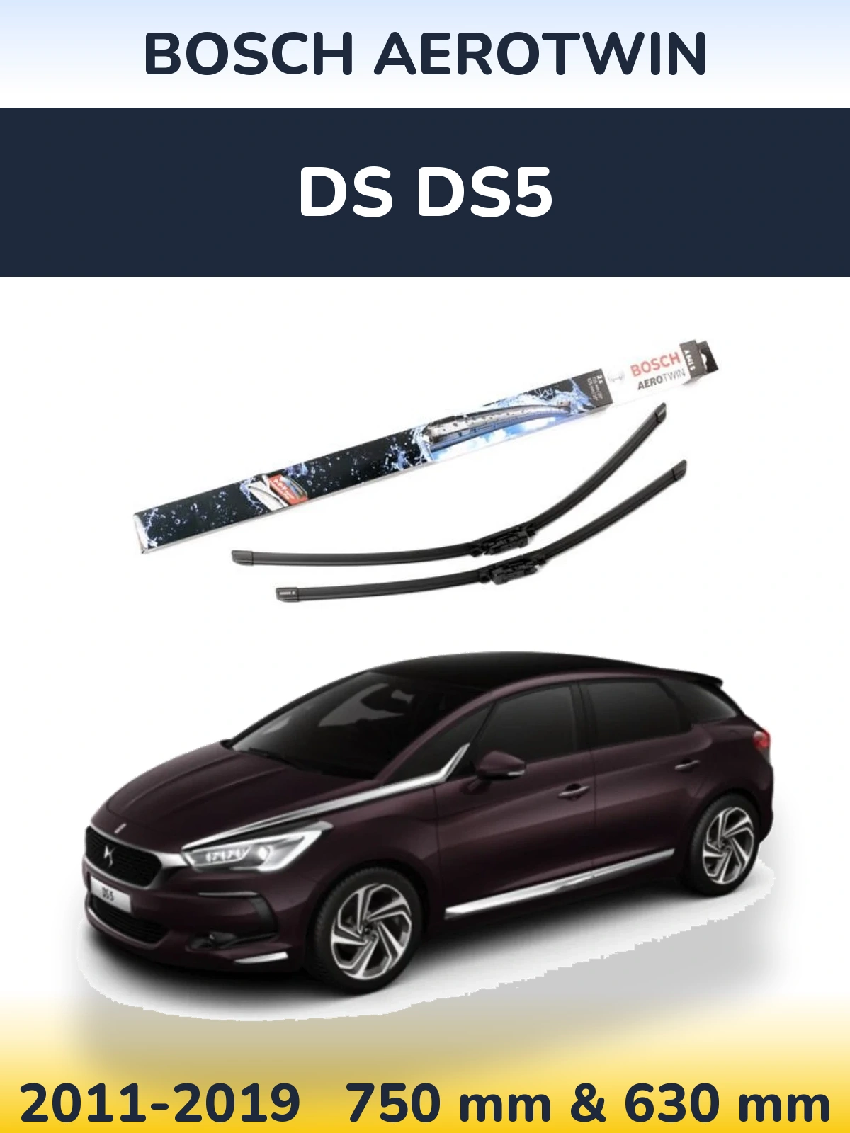Ștergătoare BOSCH AeroTwin pentru DS DS5