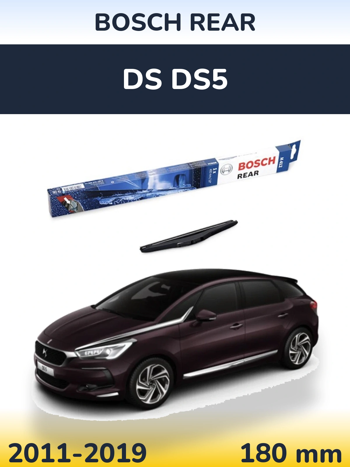 Ștergătoare BOSCH Rear pentru DS DS5
