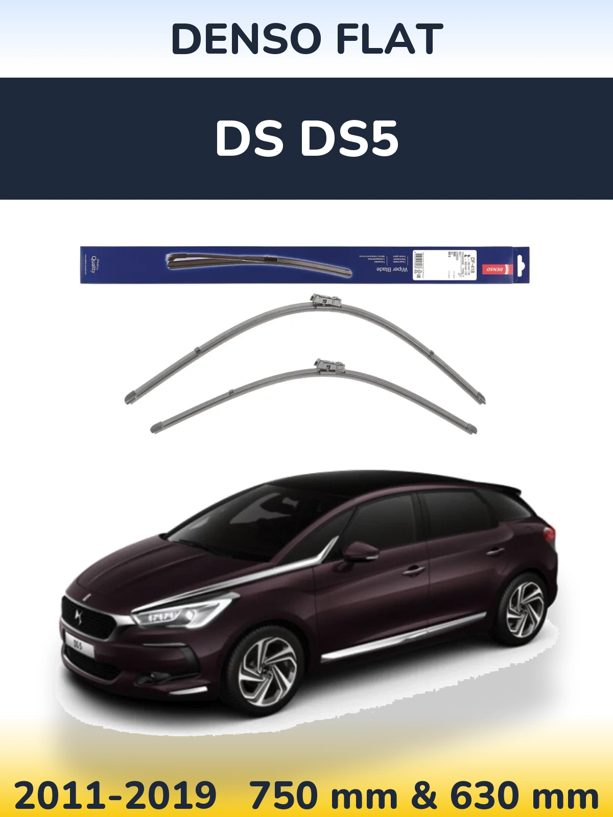 Ștergătoare Denso Flat pentru DS DS5