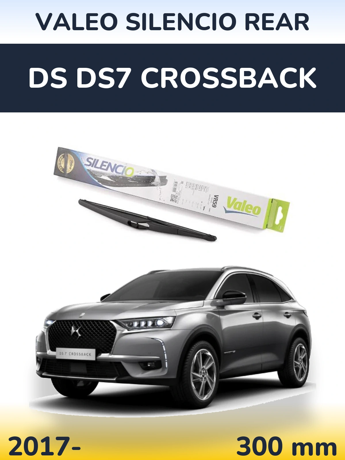 Ștergătoare Valeo Silencio Rear pentru DS DS7 Crossback