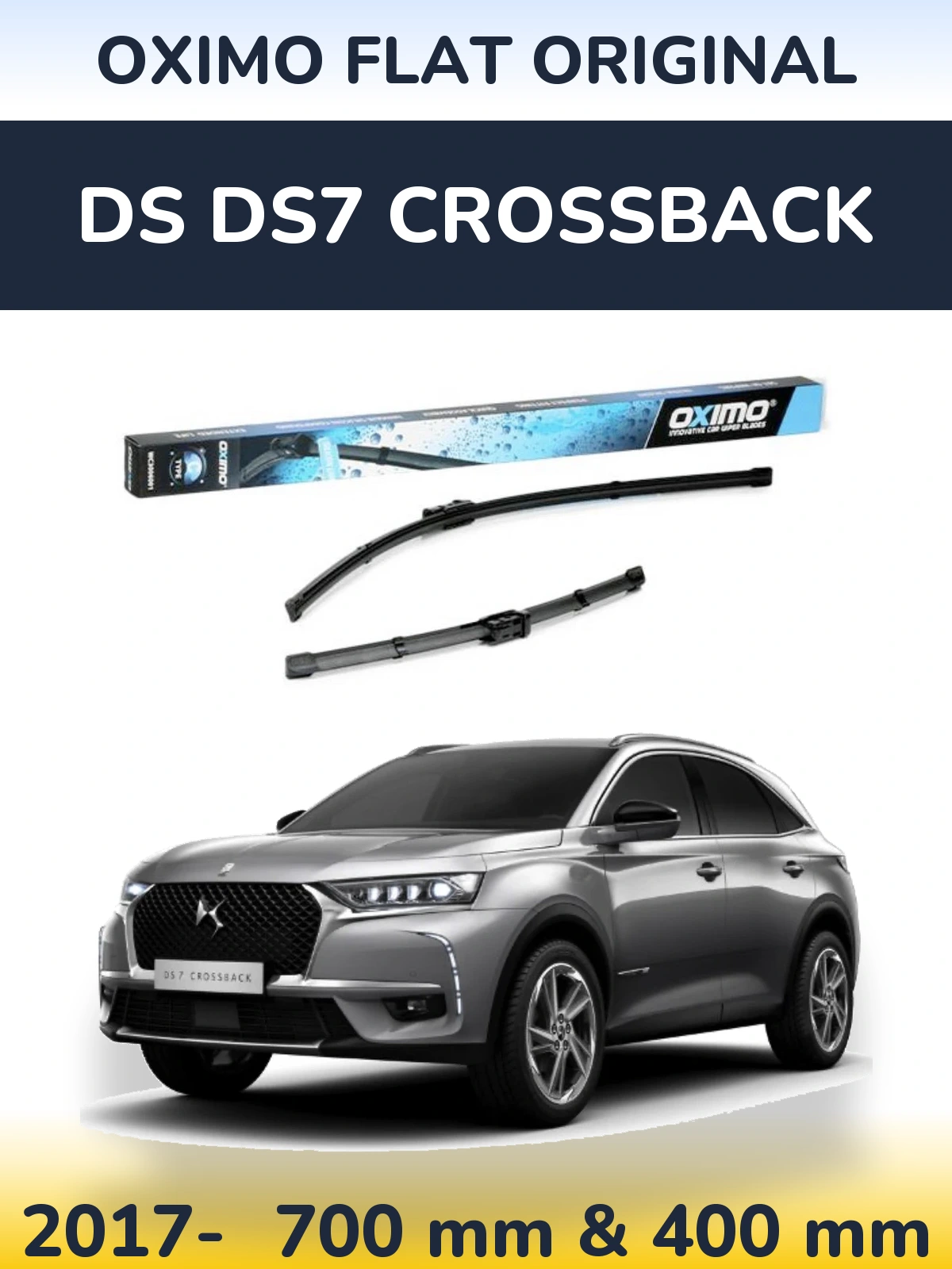 Ștergătoare Oximo Flat Original pentru DS DS7 Crossback