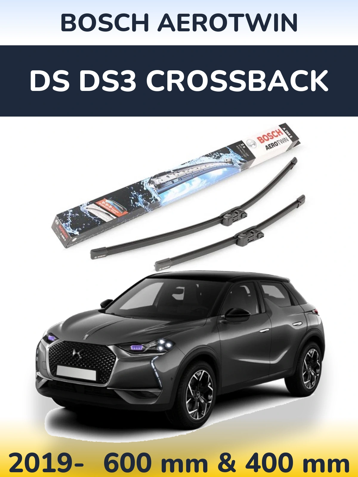Ștergătoare BOSCH AeroTwin pentru DS DS3 Crossback