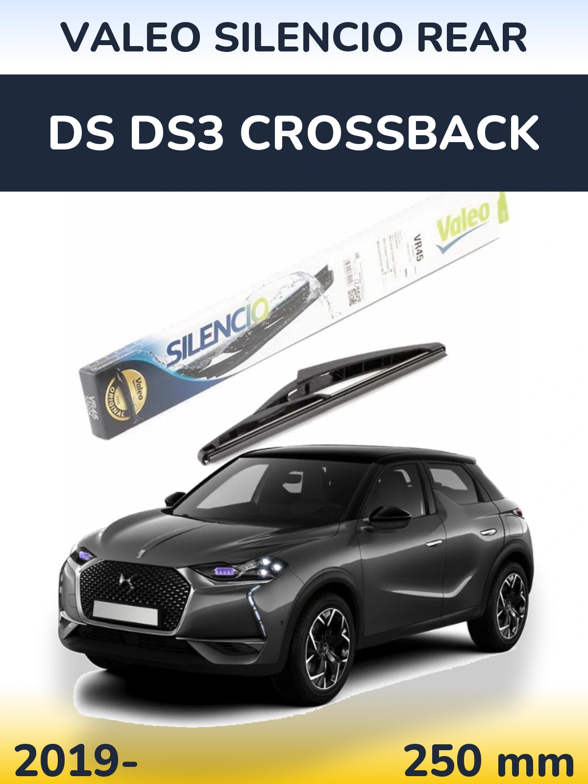 Ștergătoare Valeo Silencio Rear pentru DS DS3 Crossback