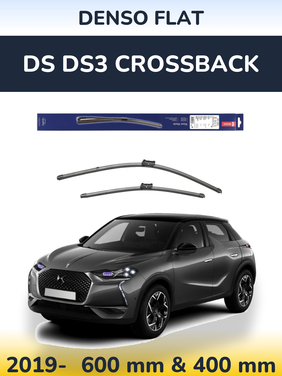 Ștergătoare Denso Flat pentru DS DS3 Crossback
