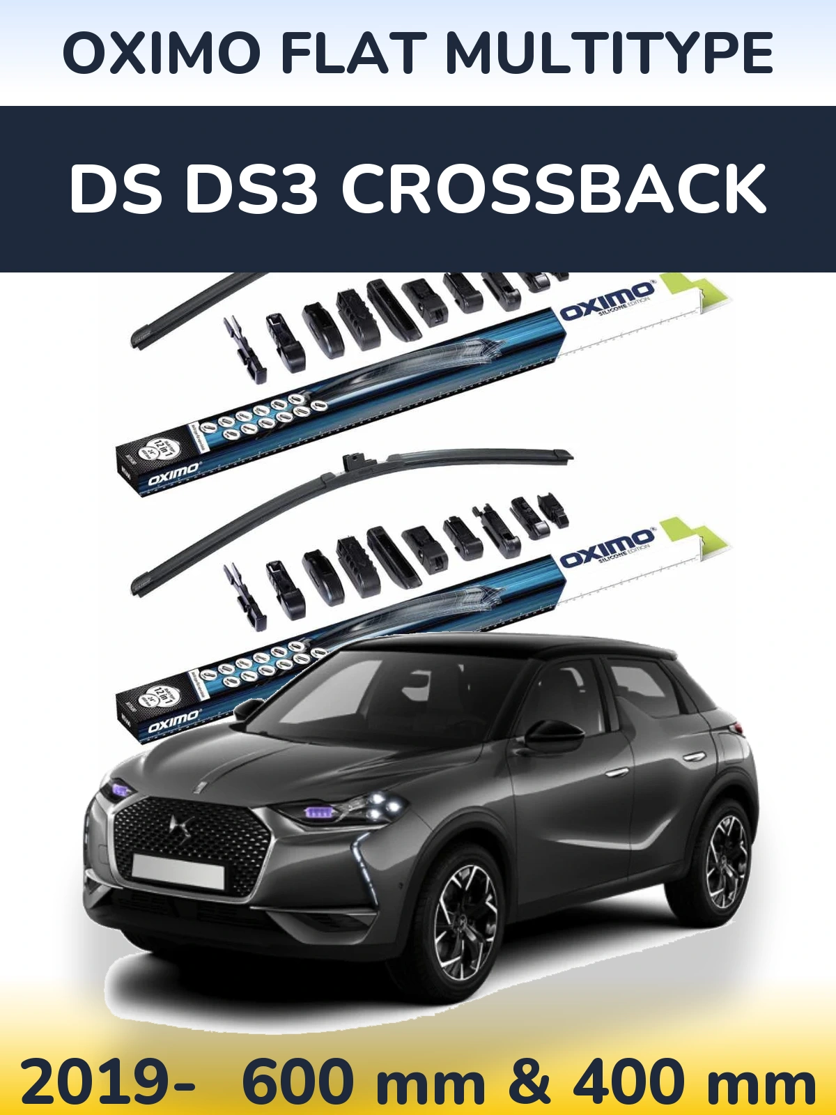 Ștergătoare Oximo Flat MultiTipe pentru DS DS3 Crossback