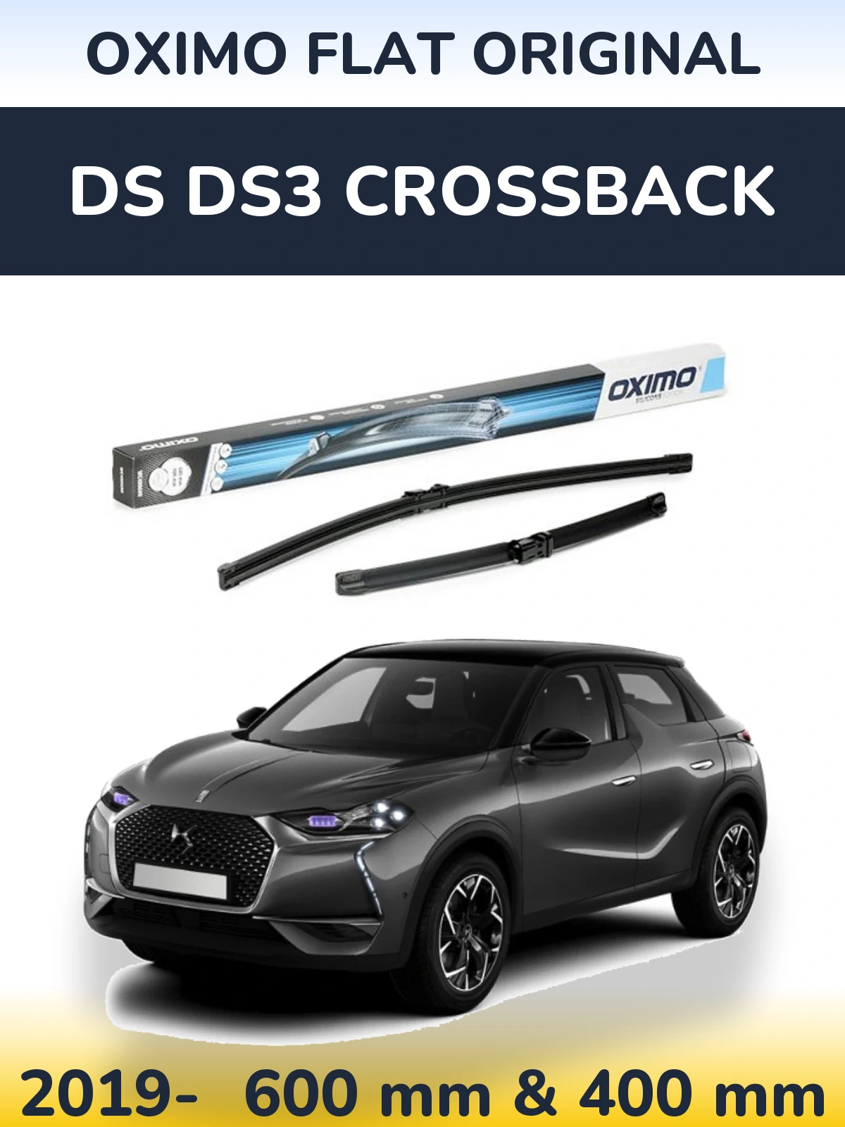 Ștergătoare Oximo Flat Original pentru DS DS3 Crossback