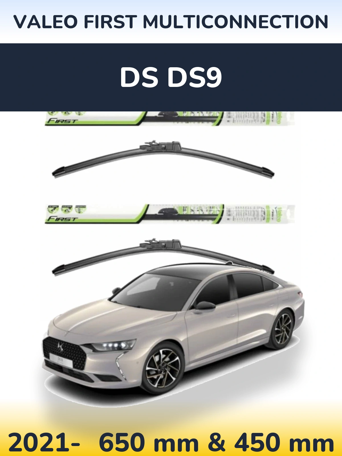 Ștergătoare Valeo First MultiConnection pentru DS DS9