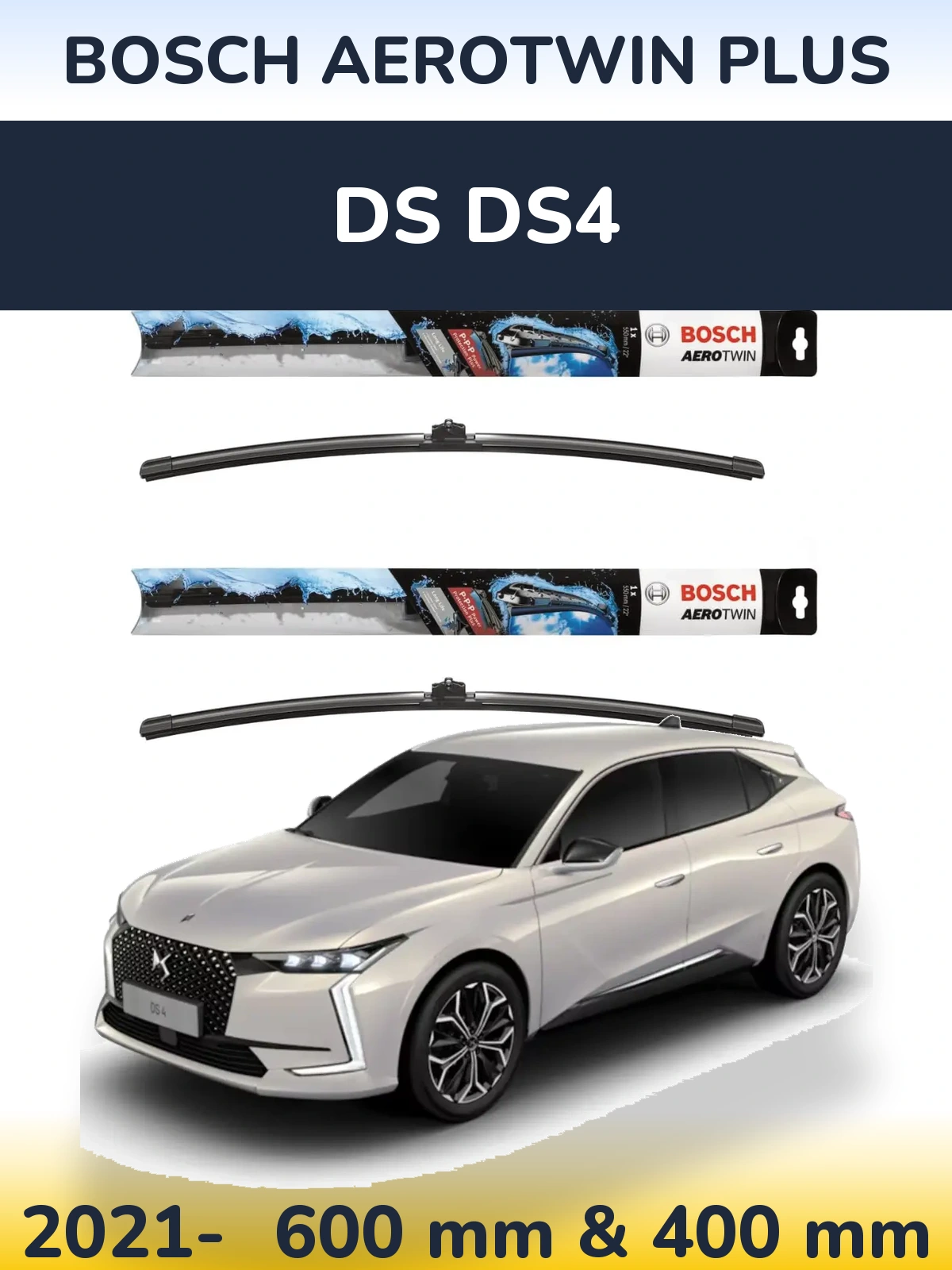 Ștergătoare BOSCH AeroTwin Plus pentru DS DS4