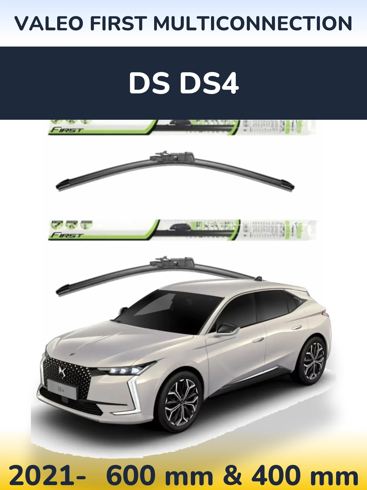 Ștergătoare Valeo First MultiConnection pentru DS DS4