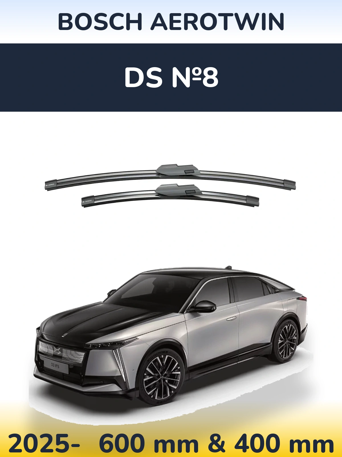 Ștergătoare BOSCH AeroTwin pentru DS №8