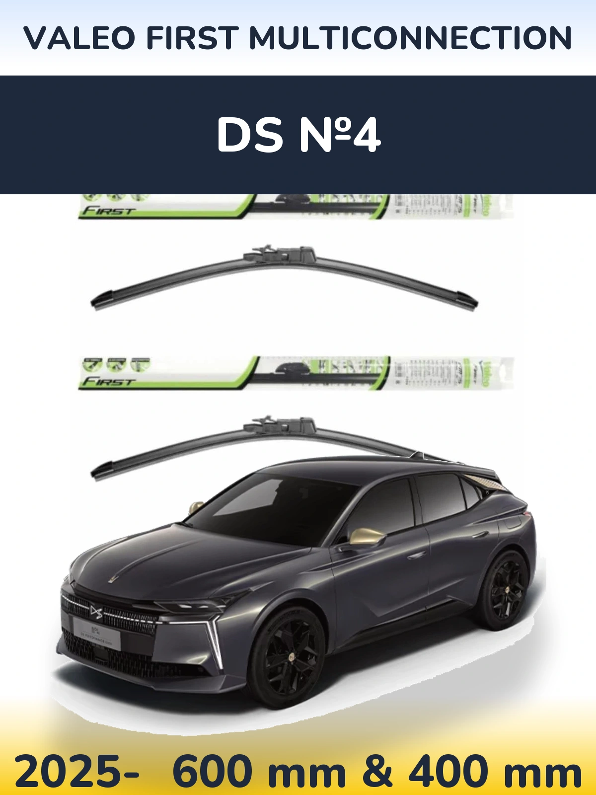 Ștergătoare Valeo First MultiConnection pentru DS №4