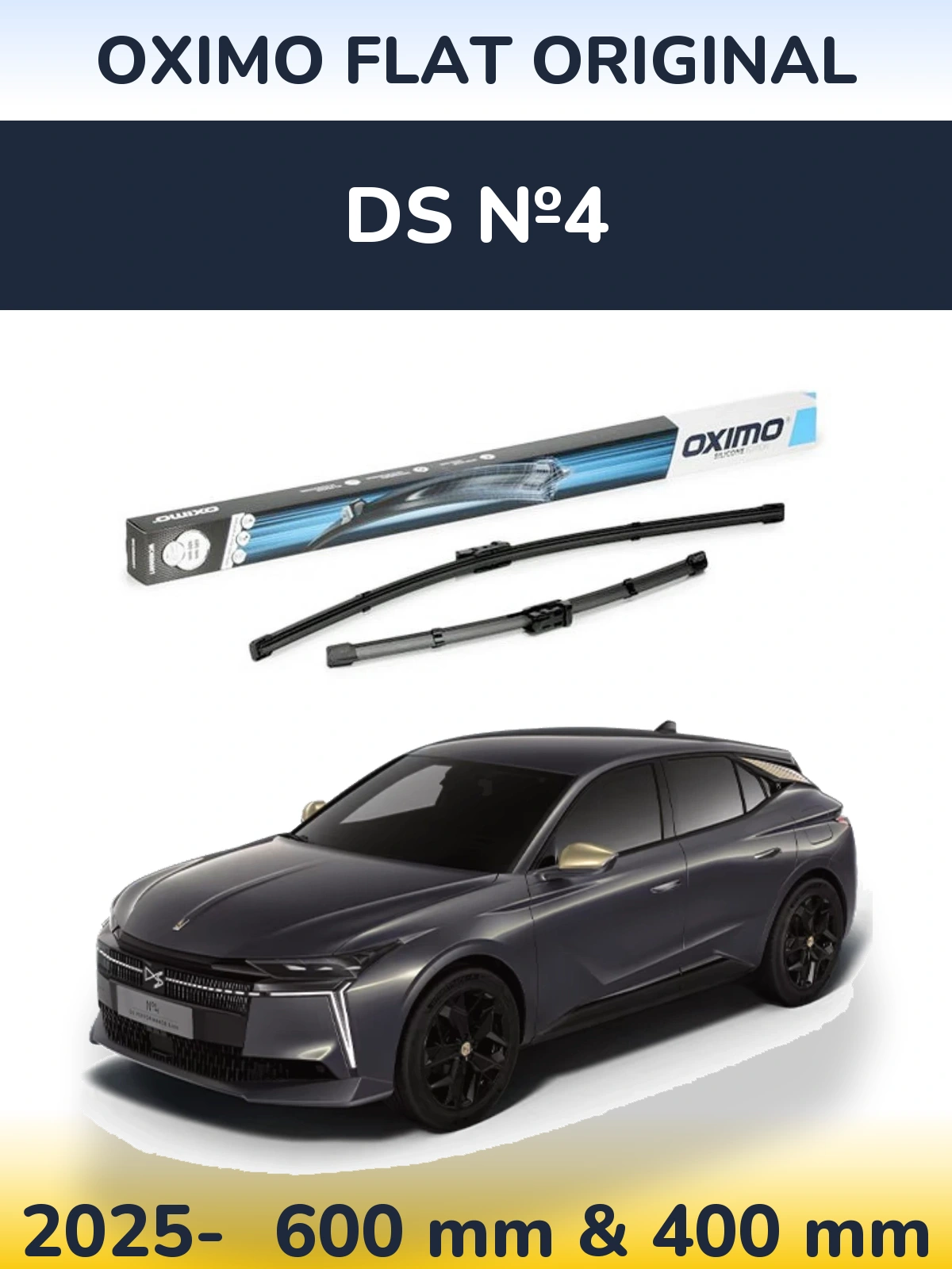 Ștergătoare Oximo Flat Original pentru DS №4