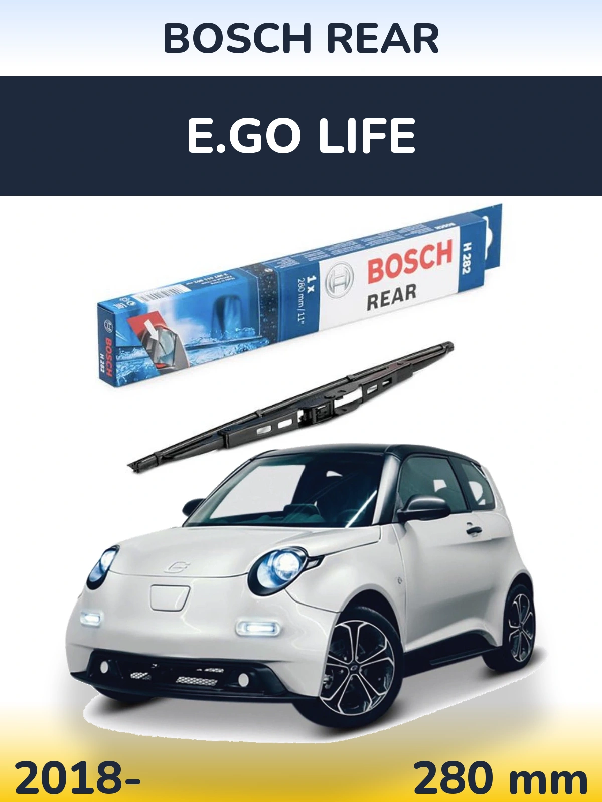 Ștergătoare BOSCH Rear pentru E.GO life