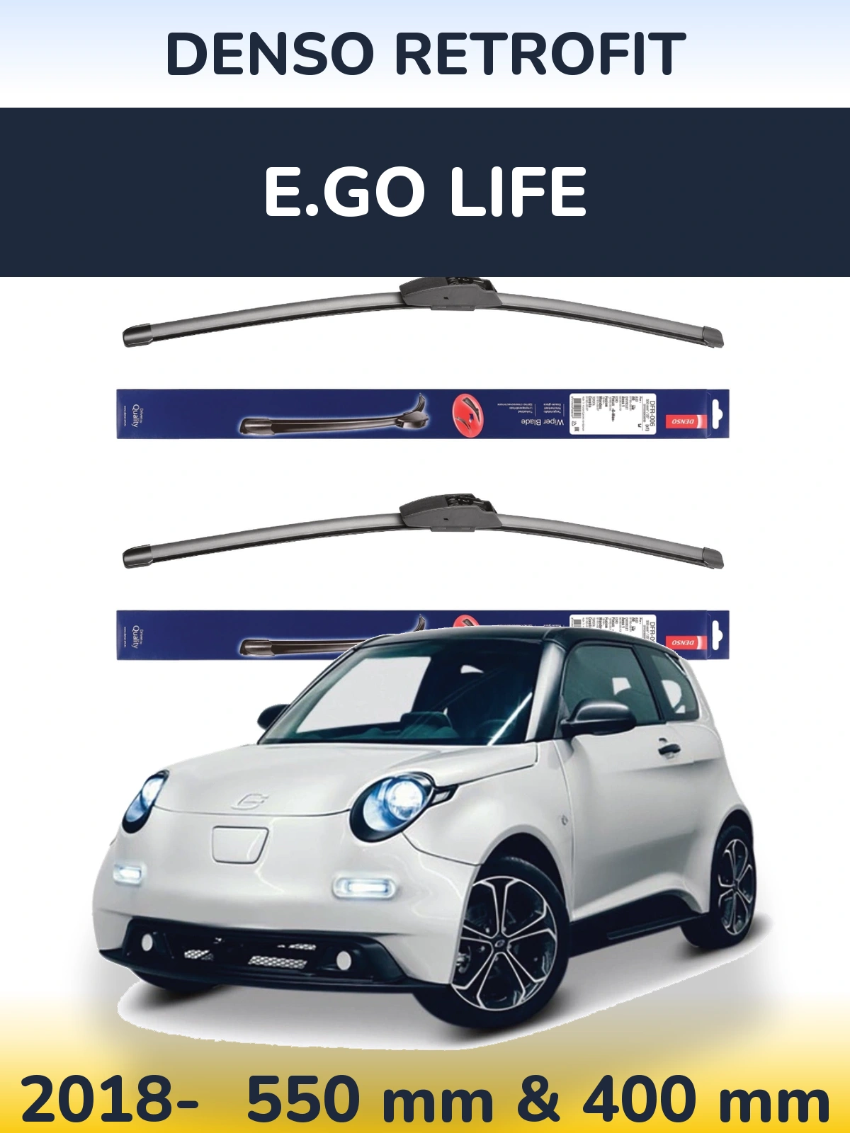Ștergătoare Denso Retrofit pentru E.GO life