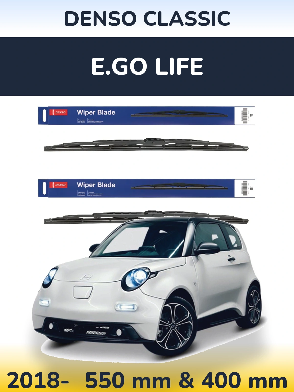 Ștergătoare Denso Classic pentru E.GO life