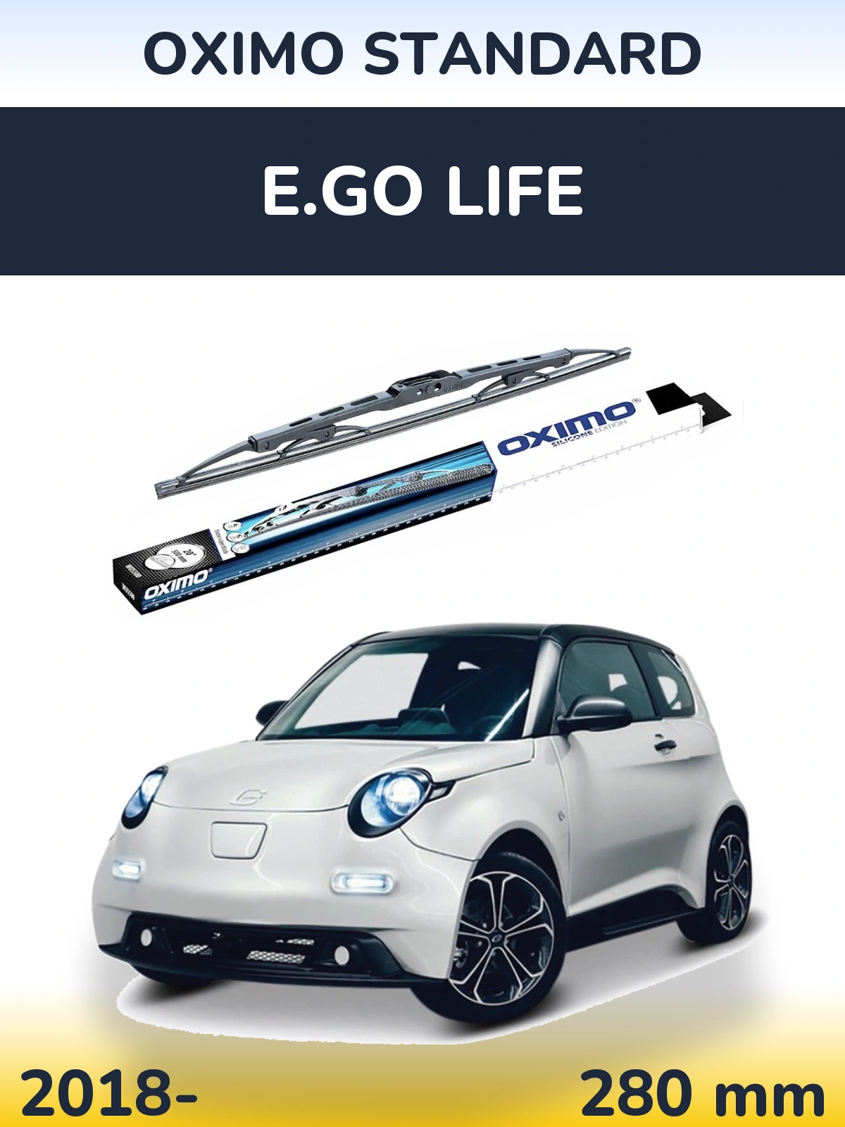 Ștergătoare Oximo Standard pentru E.GO life