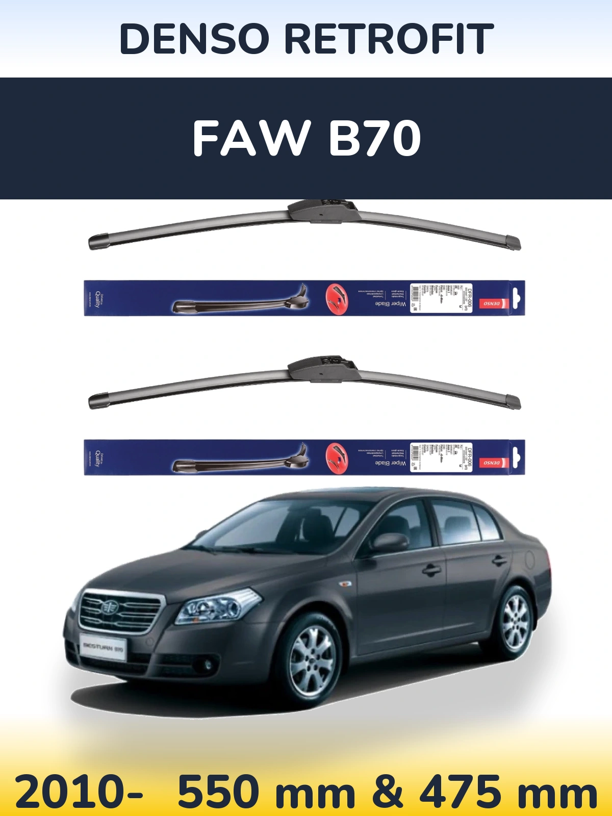 Ștergătoare Denso Retrofit pentru FAW B70