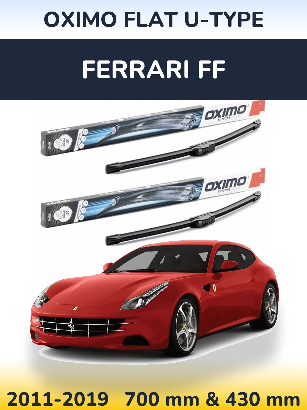 Ștergătoare Oximo Flat U-type pentru Ferrari FF